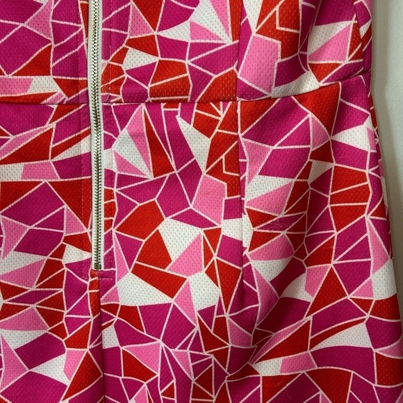 JADE Melody Tan Geometric Print Midi Dress Size S - Picture 6 of 9